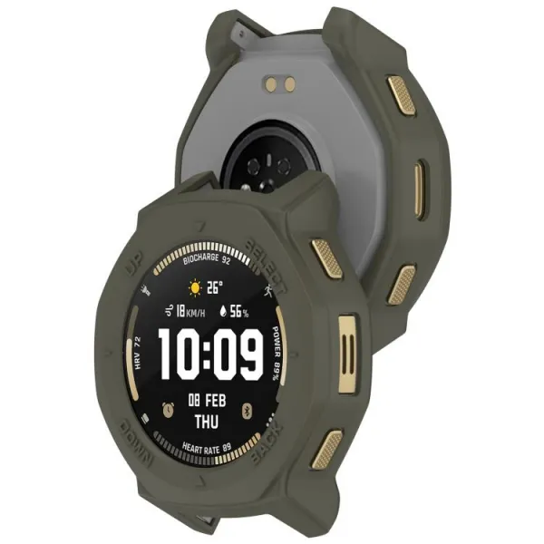 TPU HALF COVER Kryt pre Amazfit T-Rex 3 Pro 44mm zelený