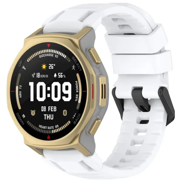 SILICONE Vymeniteľný remienok pre Amazfit T-Rex 3 Pro 44mm biely