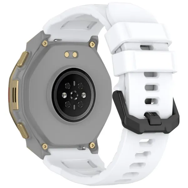SILICONE Vymeniteľný remienok pre Amazfit T-Rex 3 Pro 44mm biely