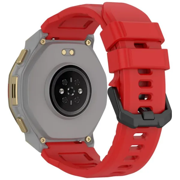 SILICONE Vymeniteľný remienok pre Amazfit T-Rex 3 Pro 44mm červený