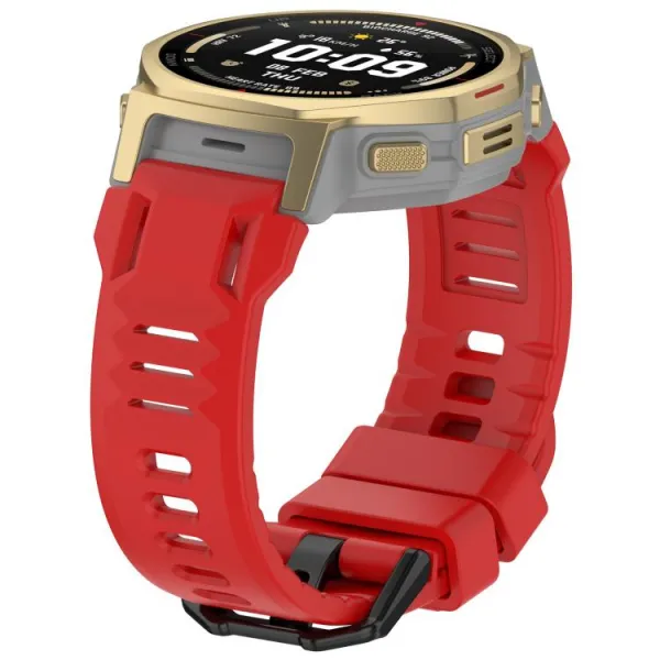 SILICONE Vymeniteľný remienok pre Amazfit T-Rex 3 Pro 44mm červený