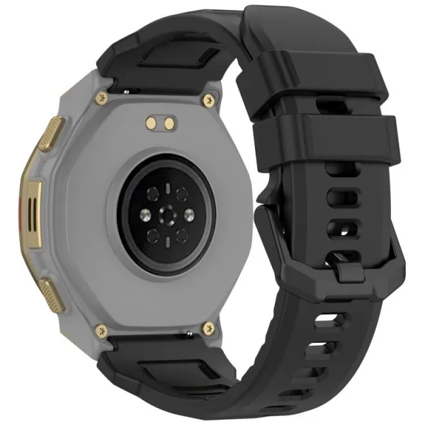 SILICONE Vymeniteľný remienok pre Amazfit T-Rex 3 Pro 44mm čierny