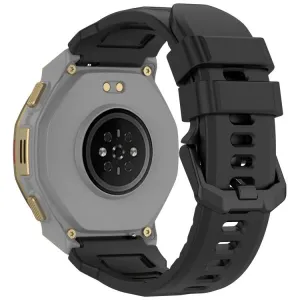 SILICONE Vymeniteľný remienok pre Amazfit T-Rex 3 Pro 44mm čierny