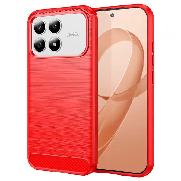 FLEXI TPU Ochranný obal POCO F8 Pro červený