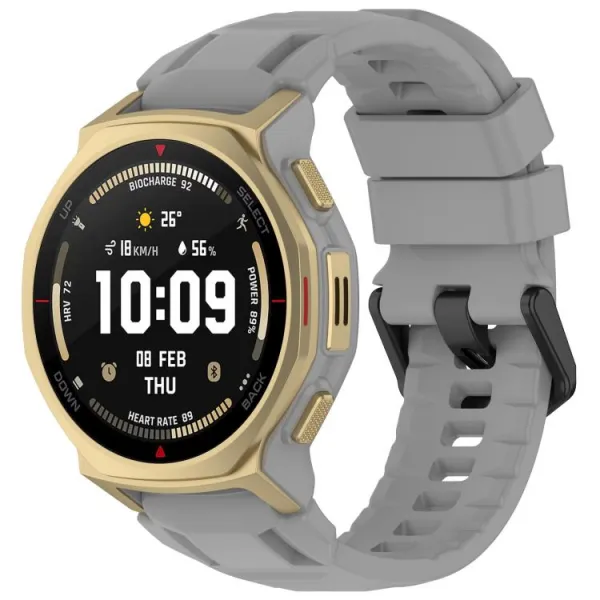 SILICONE Vymeniteľný remienok pre Amazfit T-Rex 3 Pro 44mm šedý
