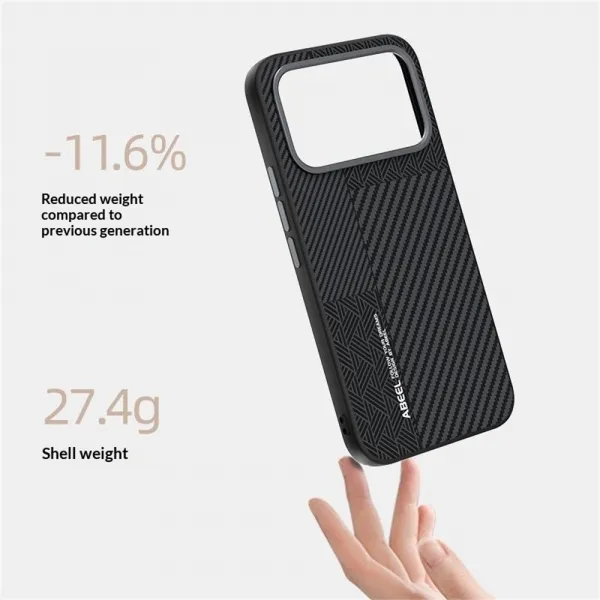 ABEEL RELIEF Ochranný obal pre POCO F8 Ultra BLACK-GREEN