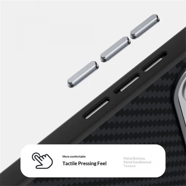 ABEEL C CARBON Ochranný kryt pre POCO F8 Pro BLACK-SILVER