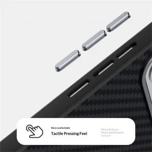 ABEEL C CARBON Ochranný kryt pre POCO F8 Pro BLACK-SILVER