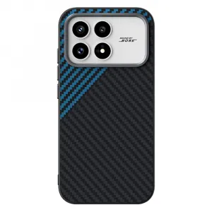 ABEEL C CARBON Ochranný kryt pre POCO F8 Pro BLACK-BLUE