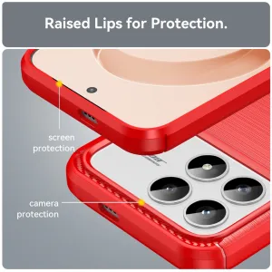 FLEXI TPU Ochranný obal POCO F8 Pro červený