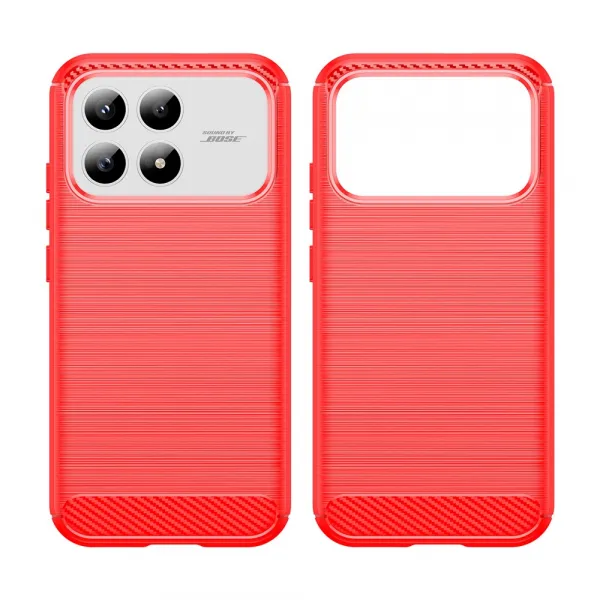 FLEXI TPU Ochranný obal POCO F8 Pro červený