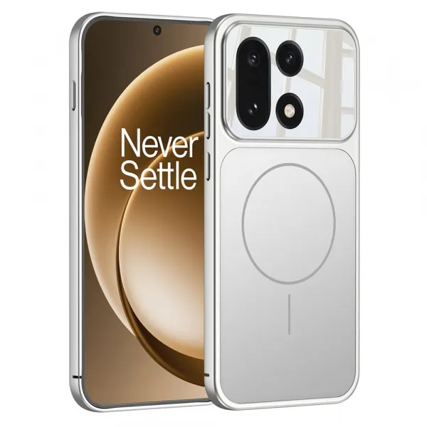 GKK MAGSAFE Ochranný kryt pre OnePlus 15 strieborný