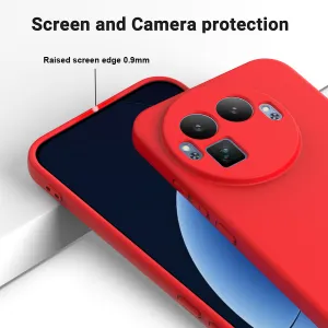RUBBER Ochranný obal pre Realme GT 8 Pro červený