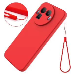 RUBBER Ochranný obal pre Realme GT 8 Pro červený
