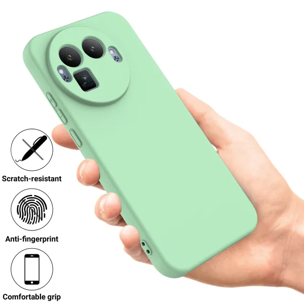 RUBBER Ochranný obal pre Realme GT 8 Pro zelený