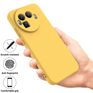 RUBBER Ochranný obal pre Realme GT 8 Pro žltý