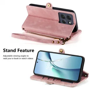 GEOM Peňaženkové puzdro pre Motorola Moto G86 Power 5G ružové