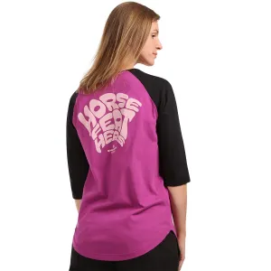 HORSEFEATHERS Top Kandre - orchid/black PURPLE velikost M