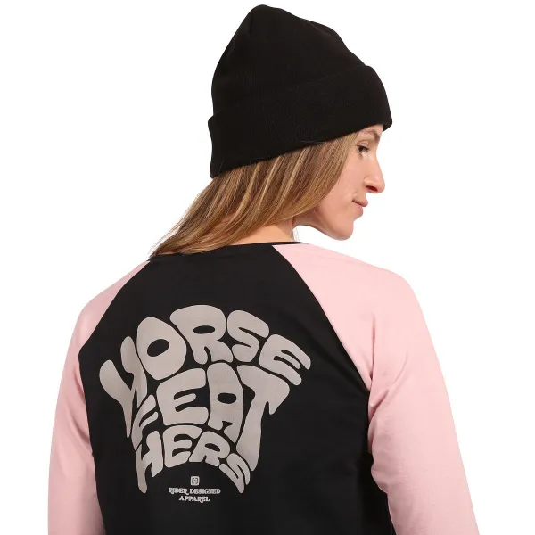 HORSEFEATHERS Top Kandre - black/lotus BLACK velikost S