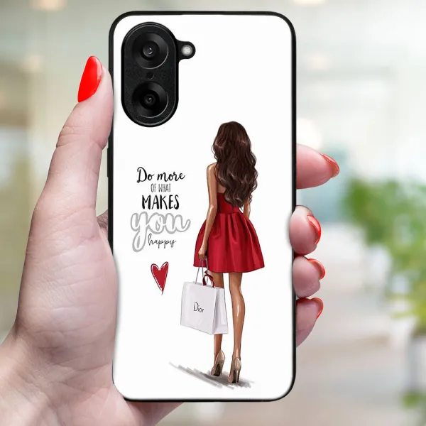 MY ART Ochranný kryt pre OnePlus Nord CE 5 5G RED DRESS (137)