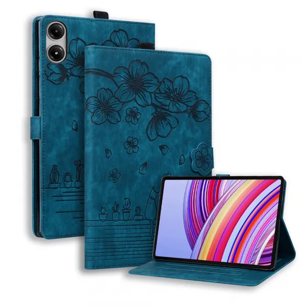 ART LILY Zaklápacie puzdro pre Xiaomi Redmi Pad 2 Pro modré
