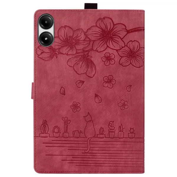 ART LILY Zaklápacie puzdro pre Xiaomi Redmi Pad 2 Pro červené