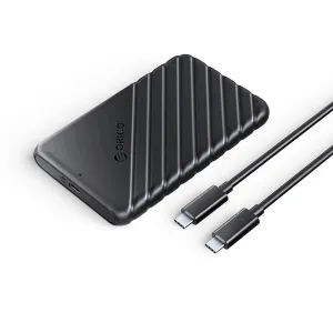 Orico 25PW1C-C3 externý box pre HDD/SSD USB-C 3.1, čierny