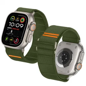 Tech-Protect Nylon Slip remienok na Apple Watch 44/45/46/49mm, khaki