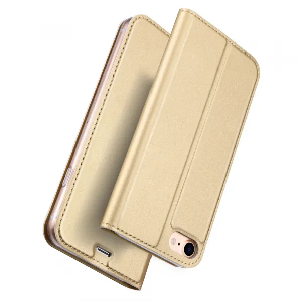 Dux Ducis Skin Pro knižkové kožené puzdro na Motorola Moto G10/G20/G30/G10 Power, zlaté