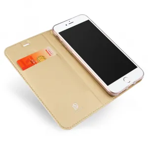 Dux Ducis Skin Pro knižkové kožené puzdro na Motorola Moto G10/G20/G30/G10 Power, zlaté