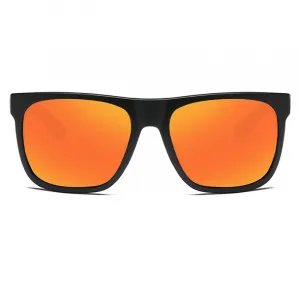 DUBERY Newton 5 slnečné okuliare, Black & Red / Orange (GDB010C05)