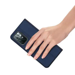 Dux Ducis Skin Pro knižkové kožené puzdro na Poco M4 Pro 5G, modré