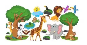 Krásnafarebnádetskánálepkanastenumadagaskar100x200cm 100 x 200 cm 46028_98564
