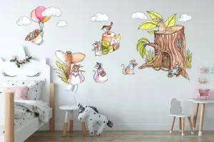 Rozkošnádetskánálepkanastenumyšiarodinka80x160cm 80 x 160 cm 45368_99272