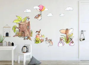 Rozkošnádetskánálepkanastenumyšiarodinka80x160cm 80 x 160 cm 45368_99272