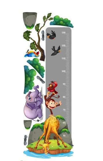 Krásnafarebnánálepkanastenupravítkozozoo40x120cm 46135