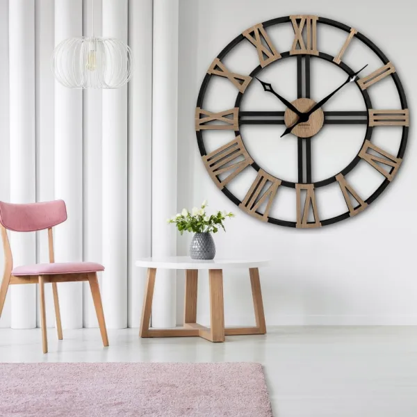 Veľkédrevenénástennéhodiny80cm46896