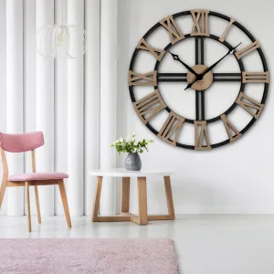 Veľkédrevenénástennéhodiny80cm46896