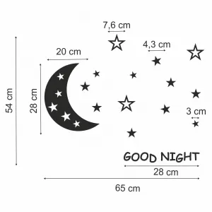 NalepovaciedetskédekorácienastenuGoodnight40508