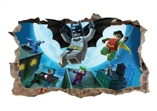 NálepkanastenuBatmanSuperhero47x77cm45424tyrkysová