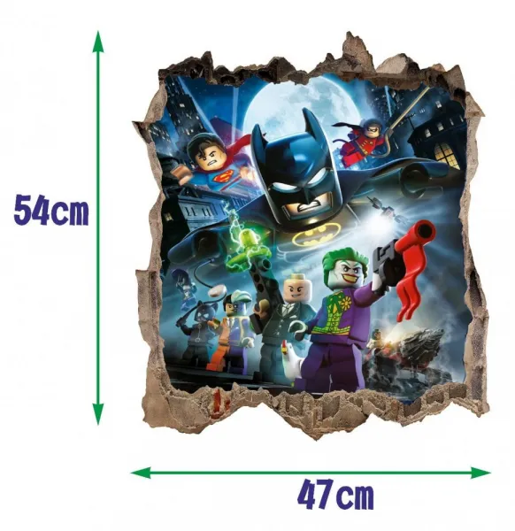 NálepkanastenulegoBatmanHIT47x54cm45425sivá