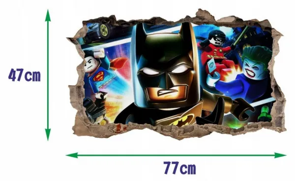 NálepkanastenuBatman47x77cm45427hnedá