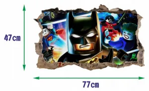 NálepkanastenuBatman47x77cm45427hnedá