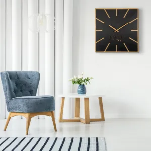 Štýlovédrevenénástennéhodiny60cm45852