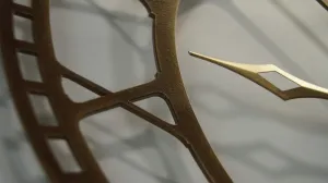 Kovovézlaténástennéhodinyvintage50cm46775
