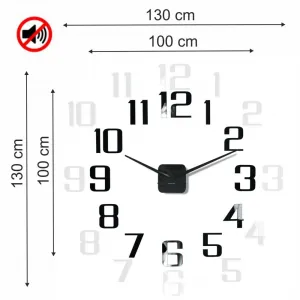 Klasickéčiernenalepovaciehodiny130cm46779
