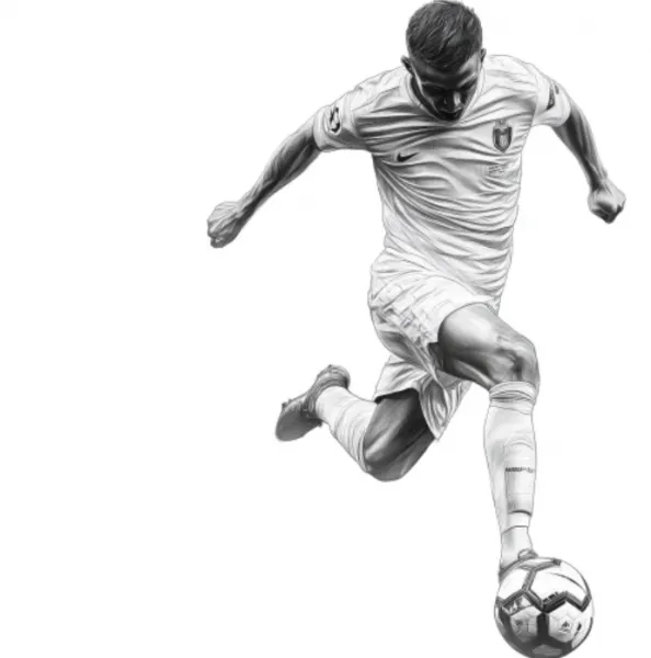 Modernánástennánálepkadodetskejatínedžerskejizby–čiernobielyfutbalistaŠírka:92cm|Dĺžka:142cm