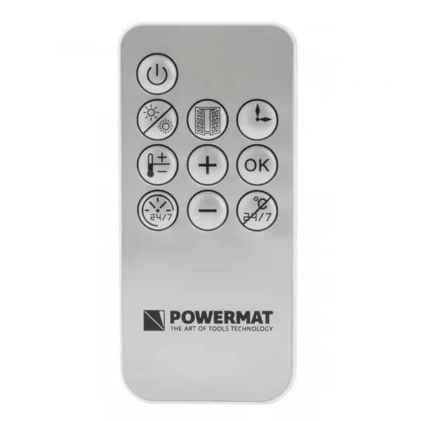 Vzduchová clona - keramický ohrievač 2000W POWERMAT