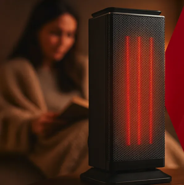 KeramickýelektrickýohrievačKaminerLUMNI2.0PTC2000Wsosciláciou