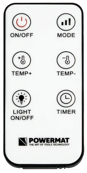 Termoventilátor – prenosný ohrievač 2000 W s LCD displejom a diaľkovým ovládaním